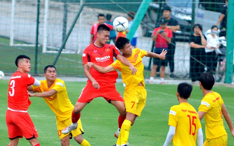 Nhìn chung, cả 4 cầu thủ của Nam Định đều thi đấu năng nổ, tích cực ghi điểm với BHL U22 Việt Nam. Riêng Đức Huy được thay ra trong hiệp 2.