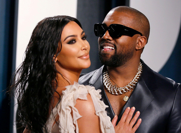 Vợ chồng Kanye West và Kim Kardashian.