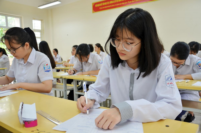 Điểm chuẩn thi lớp 10 năm 2020 tỉnh Thái Nguyên.
