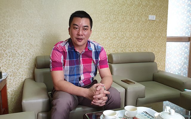 Giám đốc điều hành CLB Nam Định Trần Thái Toán.