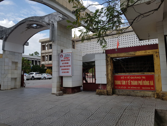Trung tâm y tế TP Đông Hà nơi ông Cương và vợ đang bị cách ly. Ảnh báo Tuổi trẻ.
