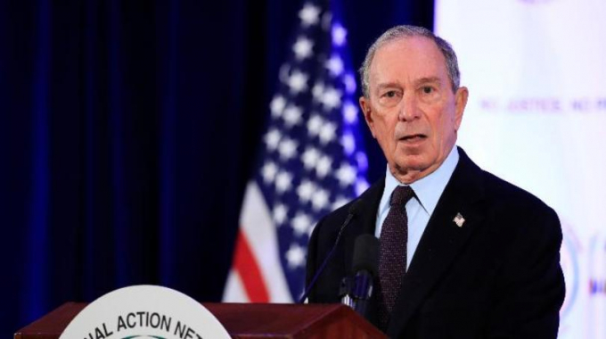 Tỷ phú người Mỹ Michael Bloomberg.