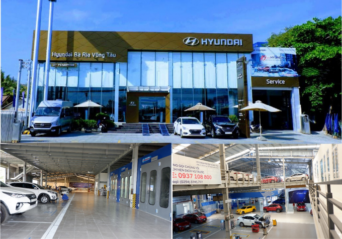 Showroom và Xưởng Dịch Vụ Hyundai Bà Rịa Vũng Tàu