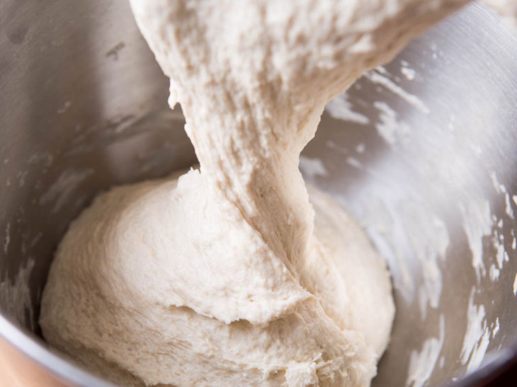 Cách làm bánh mì hoa cúc Brioche: Công đoạn nhào bột