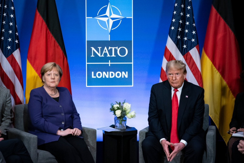 Quan hệ chiến lược Mỹ - Đức đang trong tình trạng căng thẳng leo thang. Ảnh: New York Times.