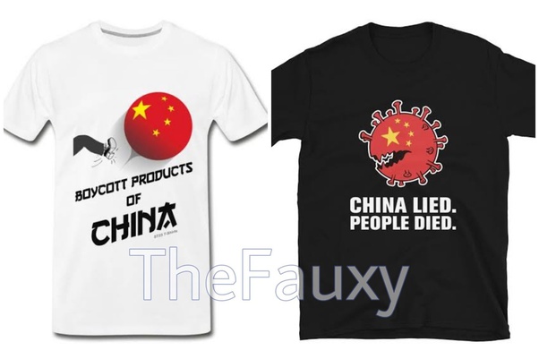 Áo phông tẩy chay Trung Quốc.
