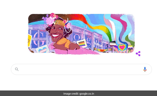 Google Doodle vinh danh Marsha P. Johnson.