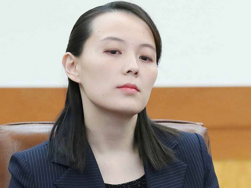 Người em gái quyền lực của nhà lãnh đạo Triều Tiên Kim Jong-un: Bà Kim Yo-jong.