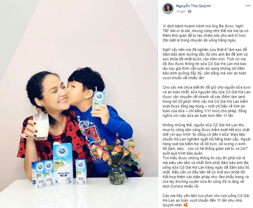 Sữa tươi Cô Gái Hà Lan an toàn vượt chuẩn 11 lần cũng là giải pháp dinh dưỡng được mẹ Quỳnh chọn lựa cho Be.Lời khuyên từ chuyên gia dinh dưỡng: An toàn trên hết!