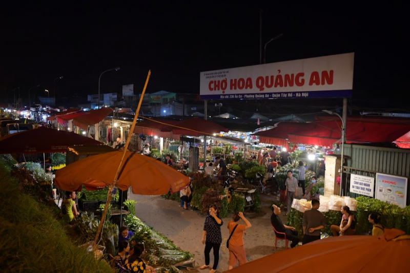 Chợ Quảng An bắt đầu nhộn nhịp trở lại