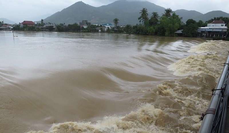 Tình hình mưa lũ tại Khánh Hòa diễn biến phức tạp