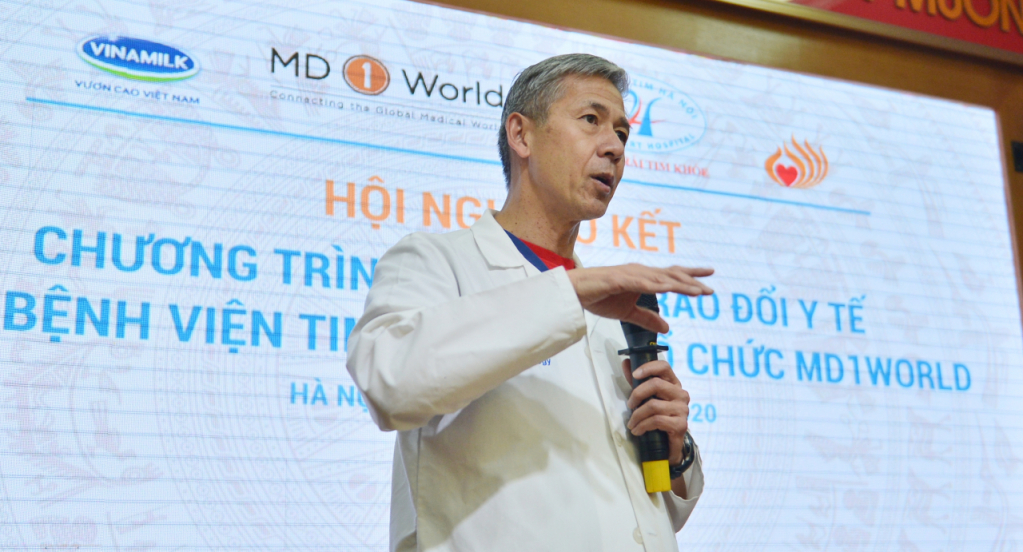 Giáo Sư Wyman Lai, đồng Chủ tịch phụ trách Y tế tổ chức MD1World.   