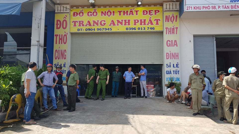 Lực lượng chức năng kiểm tra cơ sở cai nghiện ma túy chui ở TP Biên Hòa