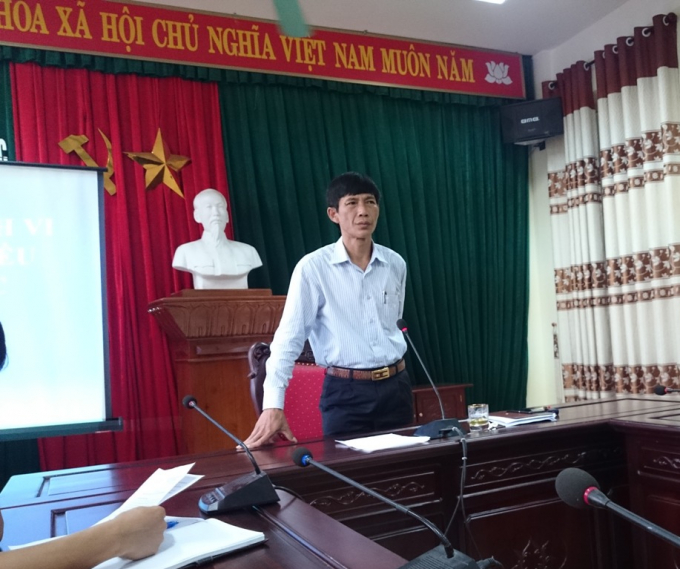 Ông Nguyễn Văn Long - Thường vụ Huyện uỷ, Phó Chủ tịch UBND huyện Hậu Lộc.