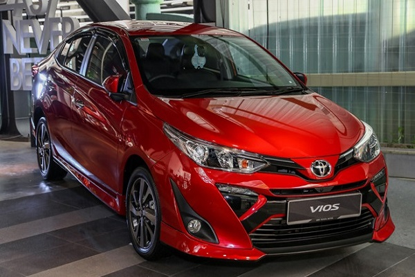 Ngoại thất xe Toyota Vios 2020 được đánh giá là tương đối