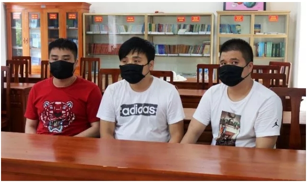 Các đối tượng người nước ngoài nhập cảnh trái phép bị Bộ đội Biên phòng Quảng Ninh bắt giữ.