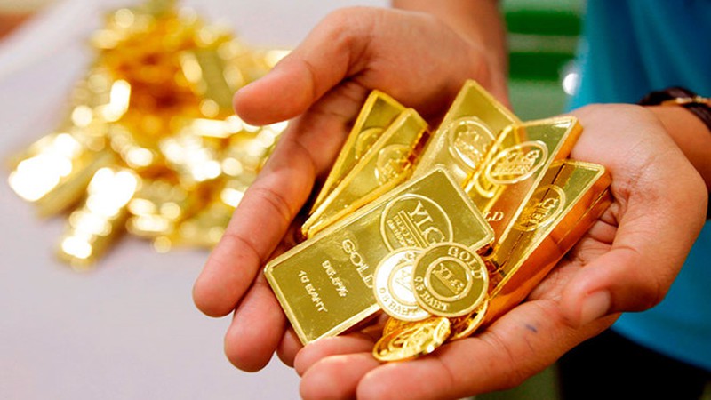 Giá vàng hôm nay, giá vàng SJC, giá vàng 9999 hôm nay giảm sâu dù vậy vẫn cao hơn giá vàng thế giới hơn 7 triệu đồng/lượng. (Ảnh: IT).