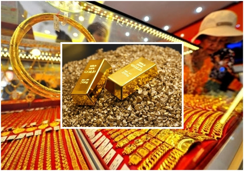Bảng giá vàng hôm nay, giá vàng 9999 hôm nay, giá vàng SJC tăng không dừng.