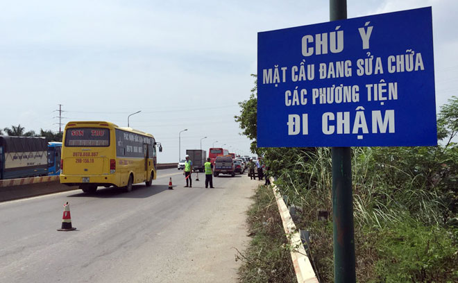 Cấm ô tô đi cầu Thăng Long từ 6/8, các xe di chuyển theo phương án nào?