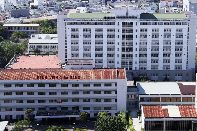 Bệnh viện C nơi bệnh nhân đến cấp cứu và xét nghiệm dương tính với nCoV. Ảnh: Nguyễn Đông.