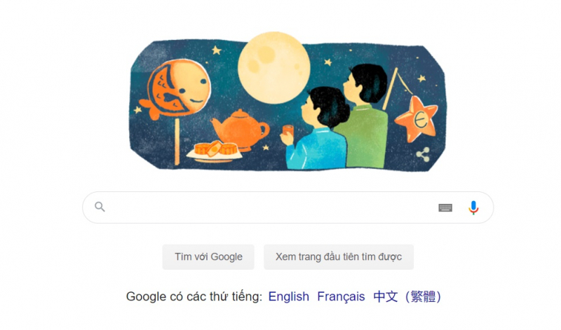 Trung thu 2020, Google Doodle hôm nay mừng Tết Trung thu 2020