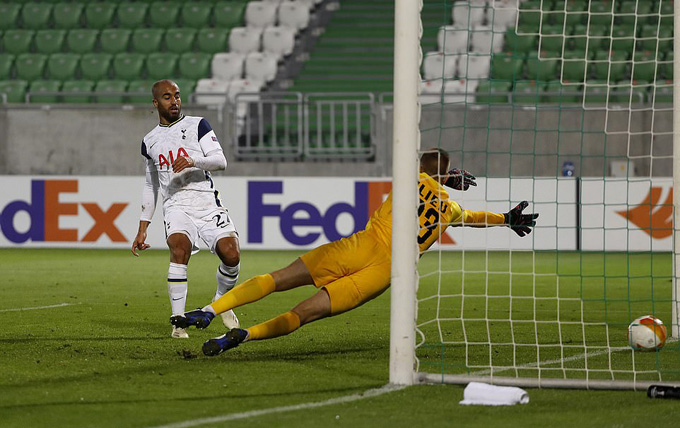 Tottenham vs Ludogorets - Kết quả bóng đá Europa League 2020/2021, Son Heung Min kiến tạo, Kane rực sáng với 1 bàn thắng 1 kiến tạo.
