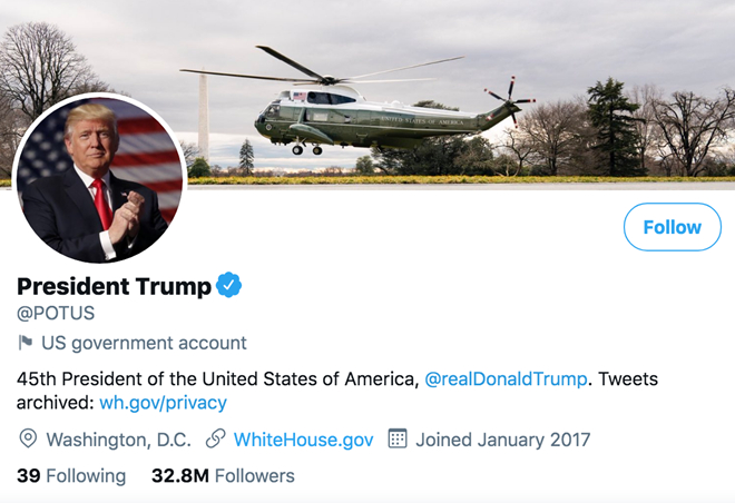 Twitter chuẩn bị thu hồi tài khoản tổng thống của ông Trump