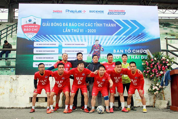 Nghệ Tĩnh Press Club vô địch giải bóng đá báo chí các tỉnh thành lần VI