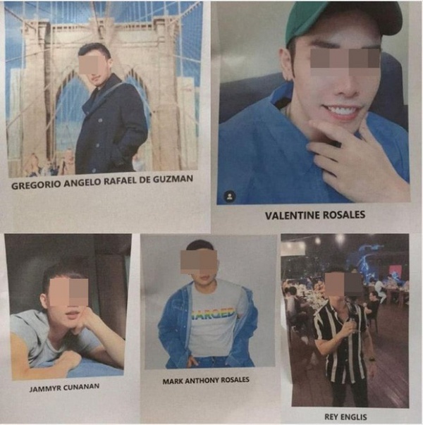 Hình ảnh các nghi phạm của vụ Á hậu, tiếp viên hàng không Philippines nghi bị cưỡng bức tập thể đến chết được công bố