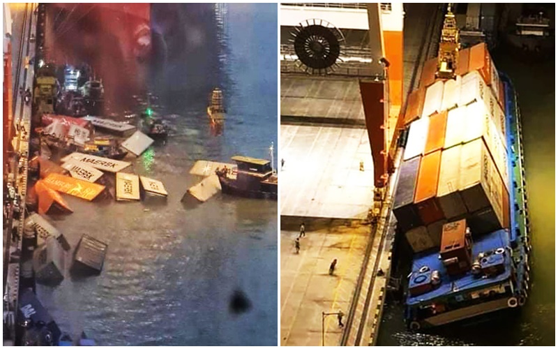 Tin mới nhất vụ 22 container rơi xuống sông Cái Mép