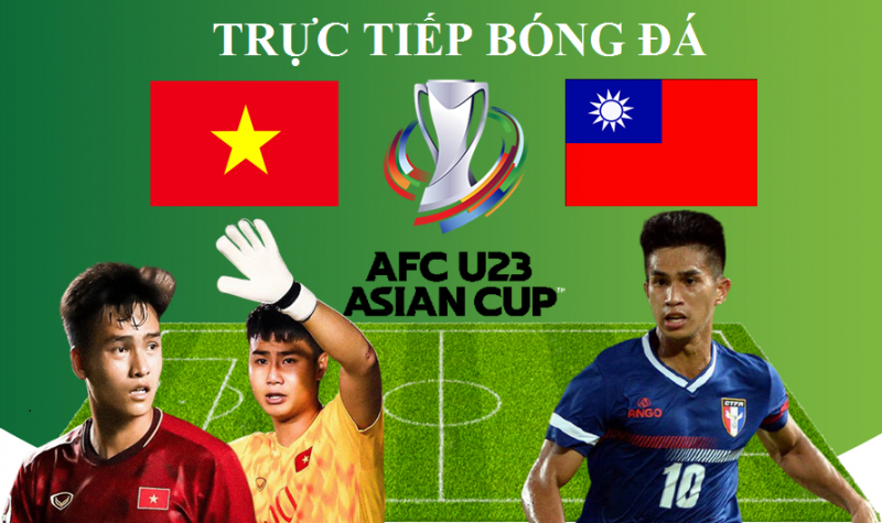 Link xem trực tiếp U23 Việt Nam vs U23 Đài Loan (Trung Quốc), 17h00 ngày 27/10, vòng loại U23 châu Á 2022