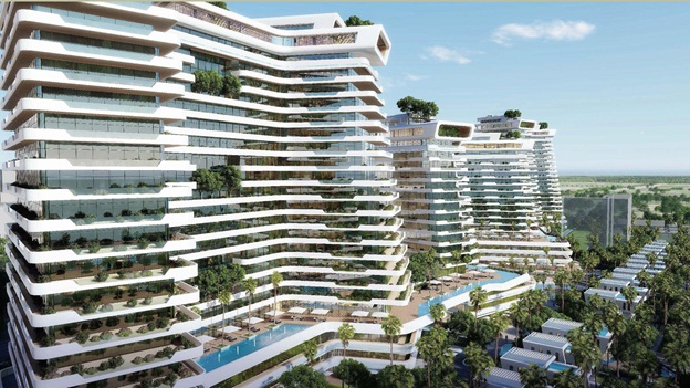 Tòa cao ốc khách sạn và căn hộ với thiết kế đột phá tại Sunshine Heritage Đà Nẵng I.