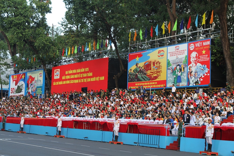 Tổng duyệt diễu binh, diễu hành kỷ niệm 50 năm Ngày Giải phóng miền Nam, thống nhất đất nước- Ảnh 17.