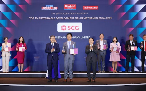 SCG được vinh danh Top 10 Doanh nghiệp FDI phát triển bền vững tại Giải thưởng Rồng Vàng 2024–2025 - 1
