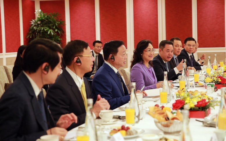 Tổng thống Pháp Emmanuel Macron làm việc với Phó Thủ tướng Trần Hồng Hà về lĩnh vực chuyển đổi năng lượng- Ảnh 2.