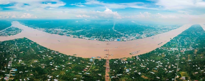 Theo Ban Quản lý dự án (QLDA) Mỹ Thuận, 6/6 gói thầu xây dựng cầu Rạch Miễu 2 đã được triển khai thi công. 