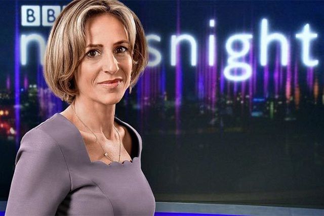 Emily Maitlis là người dẫn chính trong chương trình BBC Newsnight. 