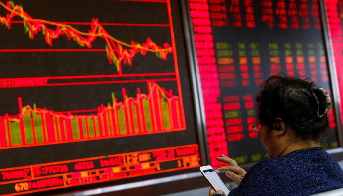 Dẫn đầu sự giảm điểm của chứng khoán châu Á sáng nay là các sàn giao dịch ở Trung Quốc đại lục - Ảnh: Reuters.    