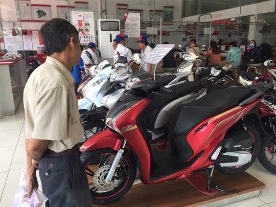 Xe máy Honda chiếm thị phần áp đảo thị trường Việt Nam
