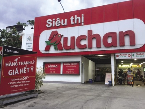 Chuỗi siêu thị Auchan bất ngờ đóng cửa.