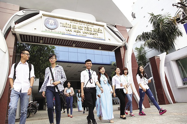 Có đến 80% sinh viên của Đại học Văn Hiến có việc làm sau khi tốt nghiệp. (Ảnh: VHU).