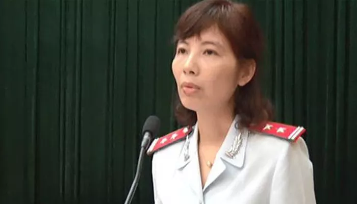 Bà Nguyễn Thị Kim Anh - Trưởng đoàn thanh tra.    