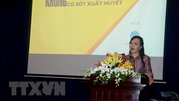 Bộ trưởng Bộ Y tế Nguyễn Thị Kim Tiến tại Hội nghị. Nguồn: TTXVN  