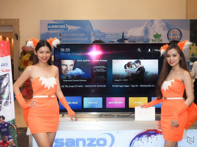Tivi Asanzo chiếm thị phần lớn hướng tới nhóm khách hàng phổ thông.