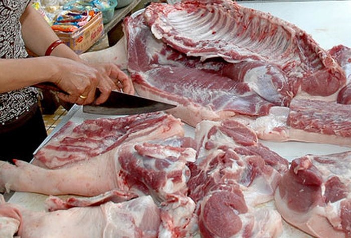 Giá thịt lợn tại miền Bắc đang tăng chóng mặt    
