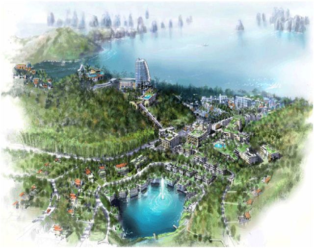 Phối cảnh Dự án khu đô thị 550 triệu USD Hạ Long Star.
