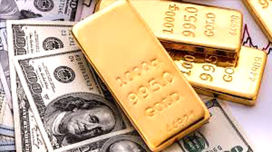  Đồng USD yếu giúp vàng tiếp tục tăng giá. Ảnh minh hoạ.  