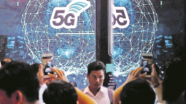 Smart Axiata ra mắt công nghệ 5G tại Phnom Penh vào tháng 7 vừa qua. (Ảnh: Nikkei Asian Review).