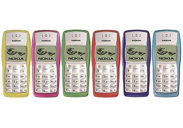 Nokia 1100 từng tạo nên cơn sốt với 250 triệu máy được bán ra.