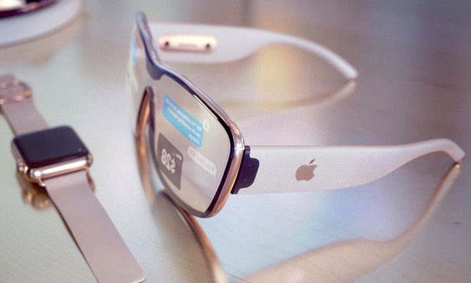 Ảnh dựng mô tả chiếc kính thực tế ảo được coi là sản phẩm hứa hẹn tiếp theo của Apple. Ảnh: Martin Hajek.
